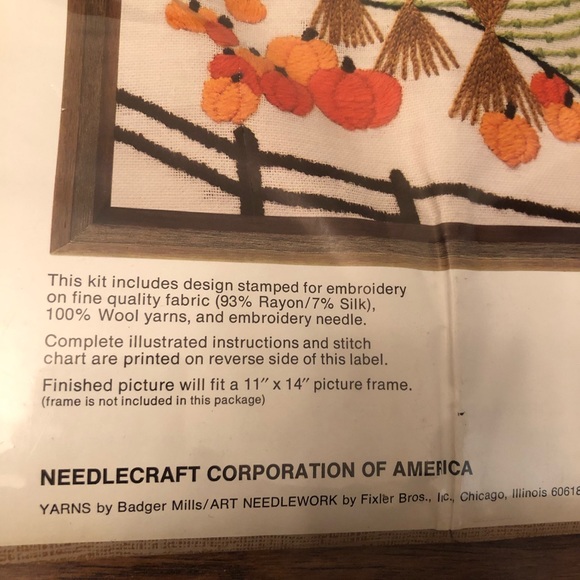 Stitchery Cross Stitch DIY Art Yarn Craft - Picture 3 of 5